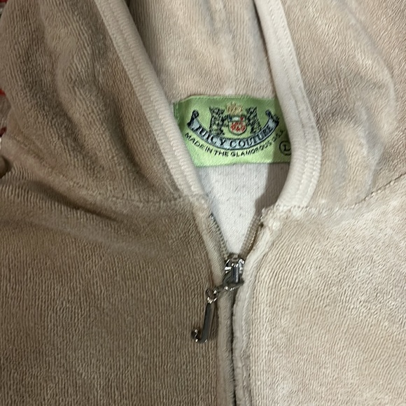 JUICY! Y2K Terry zip up - Picture 2 of 6